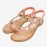 Women  Fashion Rhinestone Bohemia Wearable Clip Toe Sandals